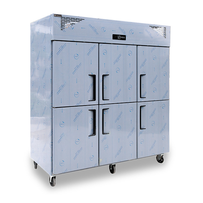 Tủ đông đứng 6 cánh HR16CFL 1600L quạt gió