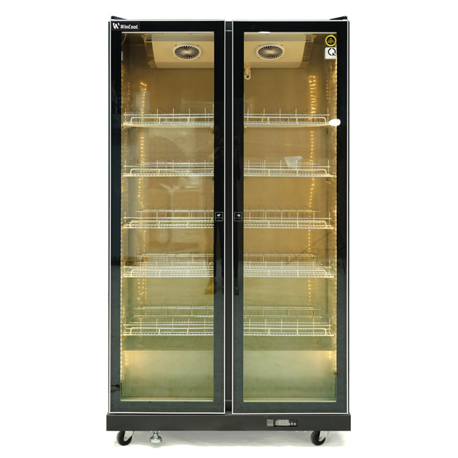 Tủ bảo quản hoa 2 cánh đen HR1180PJ 1000L