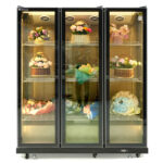 Tủ bảo quản hoa 3 cánh đen HR1860PJ 1600L