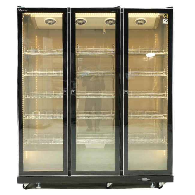 Tủ bảo quản hoa 3 cánh đen HR1860PJ 1600L