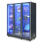 Tủ bảo quản hoa 3 cánh đen HR1860PJ 1600L