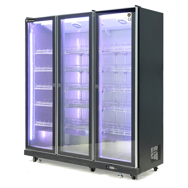 Tủ bảo quản hoa 3 cánh đen HR1860PJ 1600L