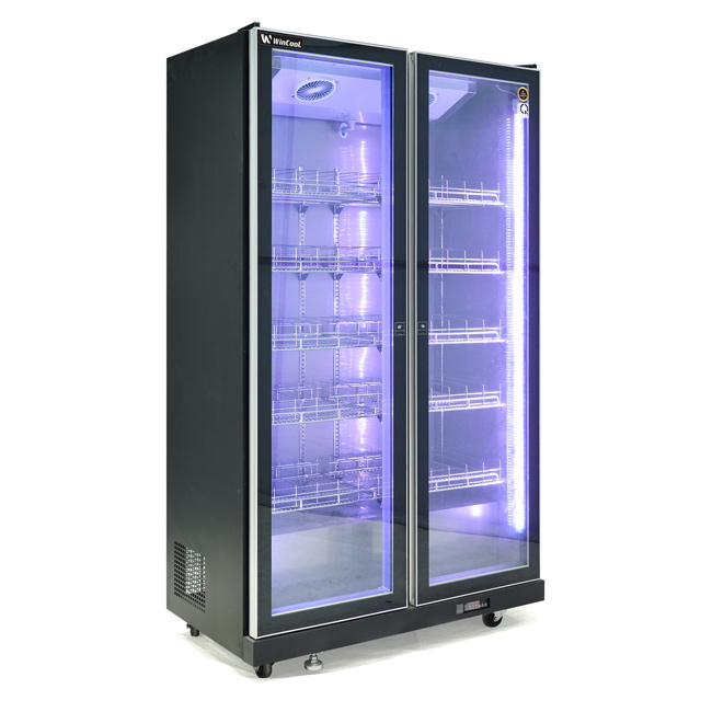 Tủ mát 2 cánh đen HR1180PJ 1000L